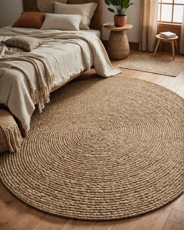 Rustic Charm Jute Rug