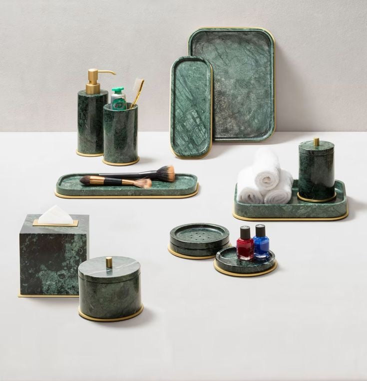 Emerald Elegance Bath Set