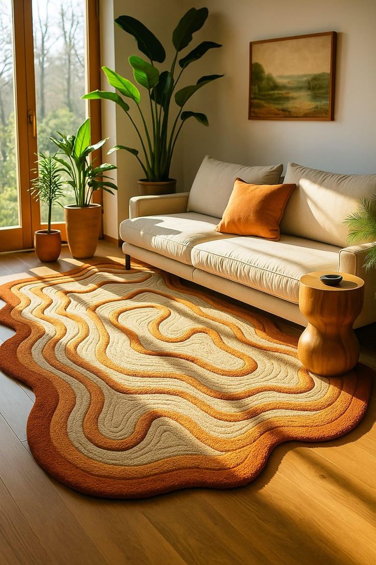 Modern Flow Abstract Rug